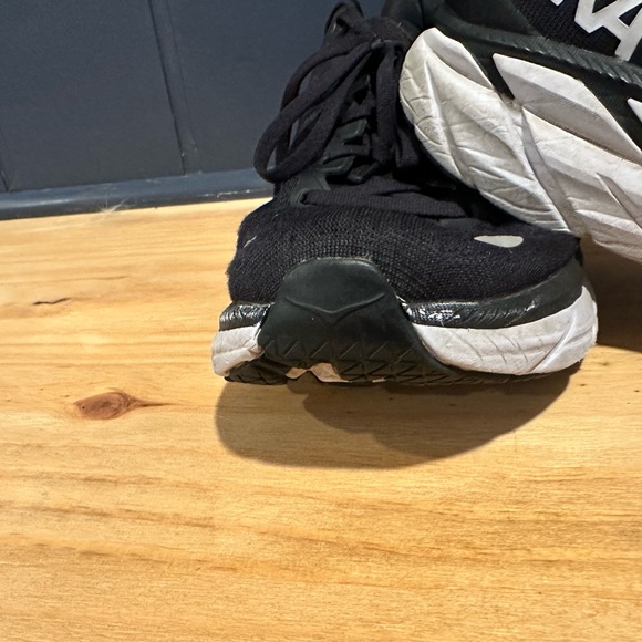 Black and White Mens Hoka Sneakers - Picture 8 of 8